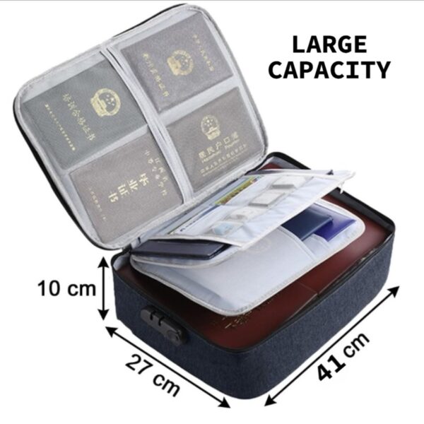 Personalized Document & Travel Organizer Multi-Layer Storage Bag - Image 6