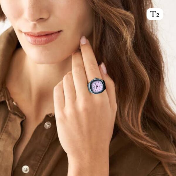 Malachite Dial Watch Ring